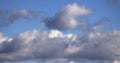 Timelapse: Building motions clouds. Puffy fluffy white clouds sky time lapse. slow moving clouds