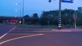 Timelapse of a car driving on the roads of Apeldoorn, road to the highway in speedup, 6 august, 2019, The netherlands