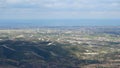 Timelapse of cloud shadows moving on flatland surface, beautiful green landscape