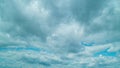 Clouds With Blue Sky Background. Moving Clouds. Nature Weather Blue Sky. Cloudscape Sunny Day. Royalty Free Stock Photo