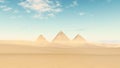 Timelapse clouds over Giza Pyramids, Egypt 4K