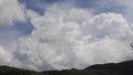 Timelapse of cumulo nimbus clouds in Pyrenees, France