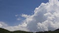 Timelapse of cumulo nimbus clouds in Pyrenees, France