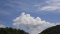 Timelapse of cumulo nimbus clouds in Pyrenees, France