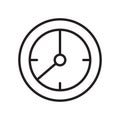 Timelapse icon vector sign and symbol isolated on white background, Timelapse logo concept