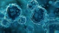 A timelapse image of stem cells changing into bone cells and creating a solid structure