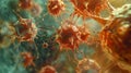 A timelapse image of white cells rapidly moving towards a site of ready to attack and eliminate invading pathogens