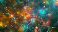 Timelapse microscopy showing the dynamic movement of dopamine receptors within the brain as they respond to changing
