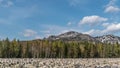 Timelapse Pan at Taganay National Park in Russia in Autumn. `Big Stone River`, Biggest Deposit Occurrence of Aventurine