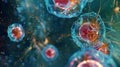 A timelapse sequence of nuclear envelope breakdown and reformation during cell division