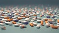 In a timelapse sequence, a person is shown taking a pill every day for weeks. At first, they look sick and fatigued, but
