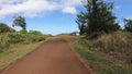 Timelapse of walk down the Kapaa multiuse bike path along the Coconut coast of Kauai