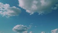 White Clouds Floating In Sky. Cloudscape Nature Background. Beauty. Cloudy Landscape.