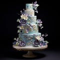 Timeless Beauty: Classic Multi-tiered Cake Masterpiece