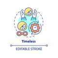 Timeless concept icon Royalty Free Stock Photo