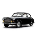 Timeless Elegance Black Retro Automobile