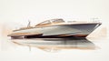 Timeless Elegance: Hyper-realistic Portraiture Of An Open Boat