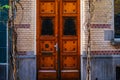 Timeless Entry: Door in Brick Wall in Amsterdam