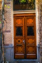 Timeless Entry: Door in Brick Wall in Amsterdam