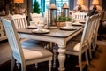 Timeless Farmhouse Beauty: Traditional Dining Table