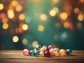 timeless glow: vintage-inspired bokeh symphony