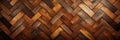 Timeless Herringbone Pattern In Warm Wood Tones
