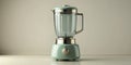 A Timeless Kitchen Essential Retro Electric Blender 3D Render Sleek Minimalist Design for a Modern Kitchen Royalty Free Stock Photo