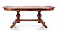 Timeless Nostalgia: Oval Dining Table With Five Legs