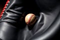 Timeless Relic A Realistic Close up of a Baseball Glove s Worn in Beauty.AI Generated Royalty Free Stock Photo