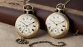 Timeless Treasures A Nostalgic Pocket Watch for National Grandparents Day.AI Generated