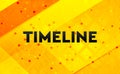 Timeline abstract digital banner yellow background