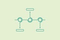 Timeline icon. icon related to UI elements. suitable for web site, app, user interfaces,element, printable etc. line icon style. Royalty Free Stock Photo