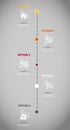 Timeline infographic business template vector Royalty Free Stock Photo