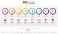 Timeline Infographics Design Template