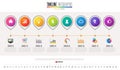 Timeline Infographics Design Template Royalty Free Stock Photo