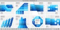 Timeline infographics design template with 8 options, process diagram Royalty Free Stock Photo