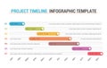 Timeline Infographics Royalty Free Stock Photo