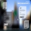 Timeline infographics template Royalty Free Stock Photo