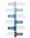 Timeline Infographics Template Royalty Free Stock Photo