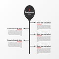 Timeline. Restaurant concept. Infographic design template. Vector