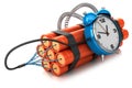 Timer bomb Royalty Free Stock Photo