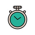 Timer chronometer counter isolated icon