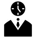 Timer Isolated Vector Icon That can be easily Modified or Edited. Royalty Free Stock Photo