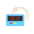 Timer, stopwatch, digital and home appliance. Detonator device with cable.