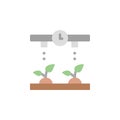 Timer, watering, smart icon. Simple color vector elements of automated farming icons for ui and ux, website or mobile application Royalty Free Stock Photo
