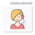 Times of life color icon