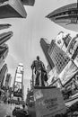 Times Square, featured with Broadway Theaters and huge number of LED signs Royalty Free Stock Photo