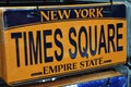 Times square license plate