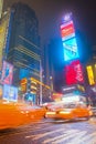 Times square in Manhattan. New York City Royalty Free Stock Photo