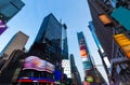 Times Square Manhattan New York deleted ads Royalty Free Stock Photo